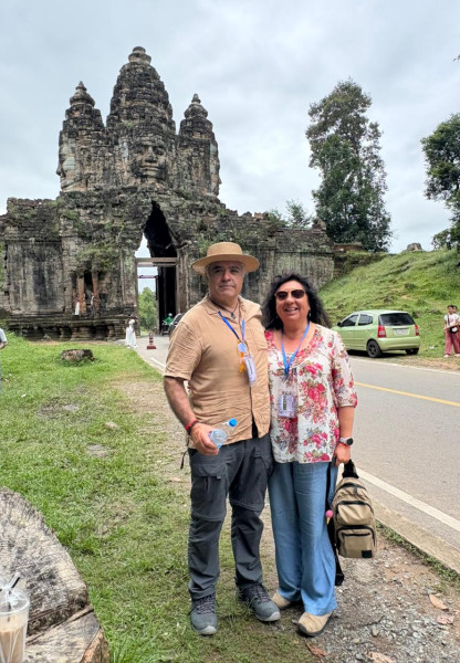 Sandra Yañez y Eduardo Collantes
