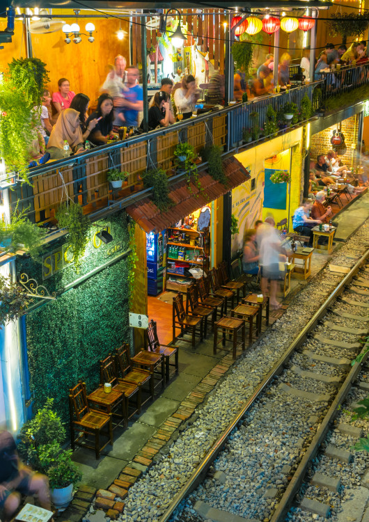 Vida culinaria en las calles de Hanoi