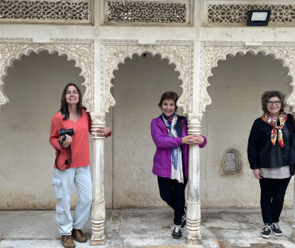 Sarita Hevia, Carmen Gloria Cabrera y Blanca Pacheco